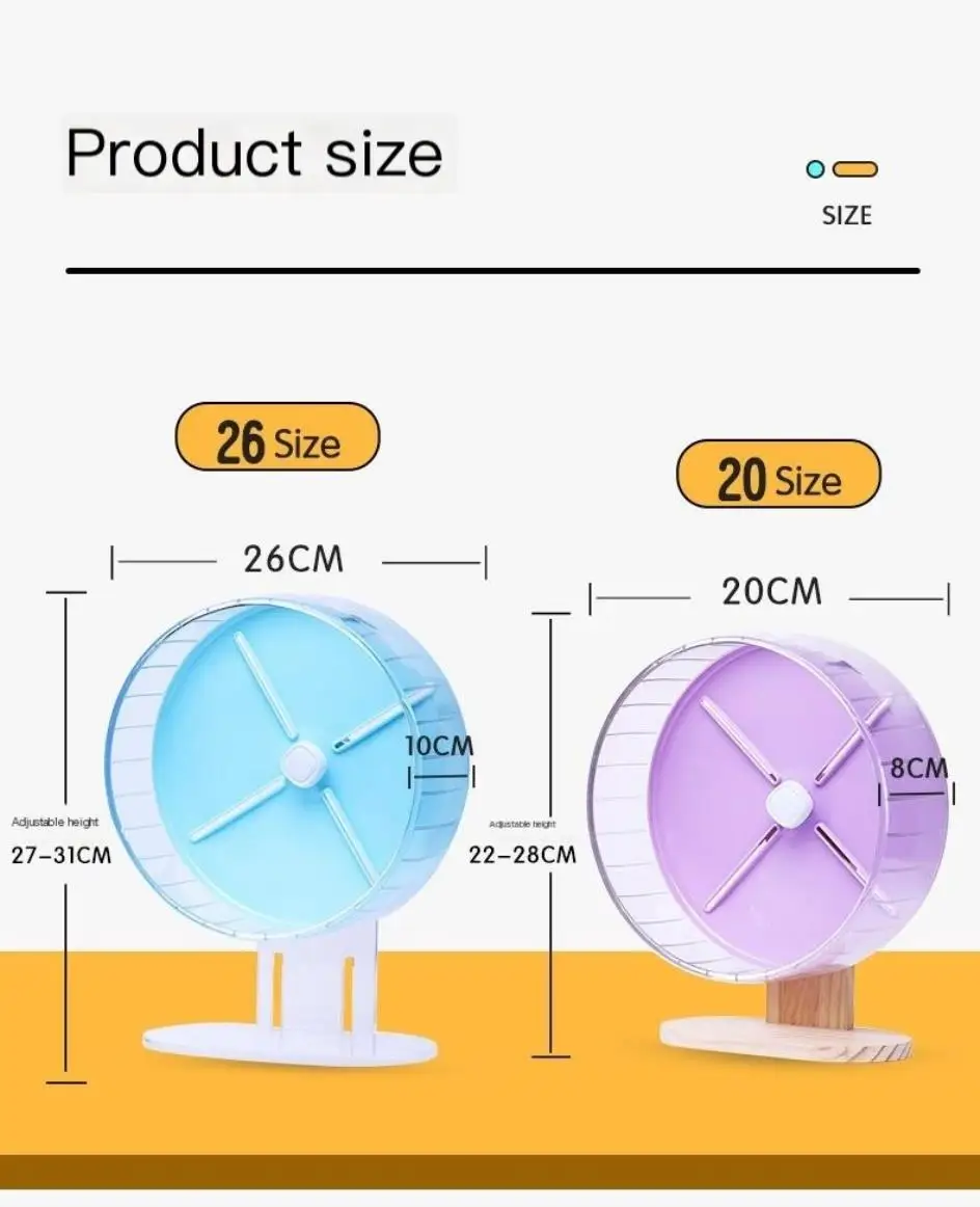 Title 1, Hamster Running Wheel Toy Roller Silent Bracket...