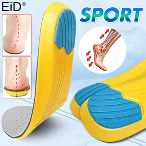 Sports Orthopedic Insoles for Man Women Memory Foam Cushion Gel Insole Arch Support Sport Shoe Pad Soft Running Insert Unisex