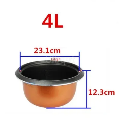 Durable Non-Stick 304 Stainless Steel Rice Cooker Inner Pot Replacement