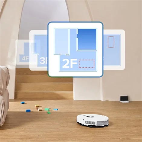 Roborock S8,Aspirateur Robot Blanc PreciSense® LiDAR Navigation Brosse DuoRoller Cartographie 3D Puissance 6000pa Système VibraRise®(Mise à Niveau Du S7)- S8 19 1