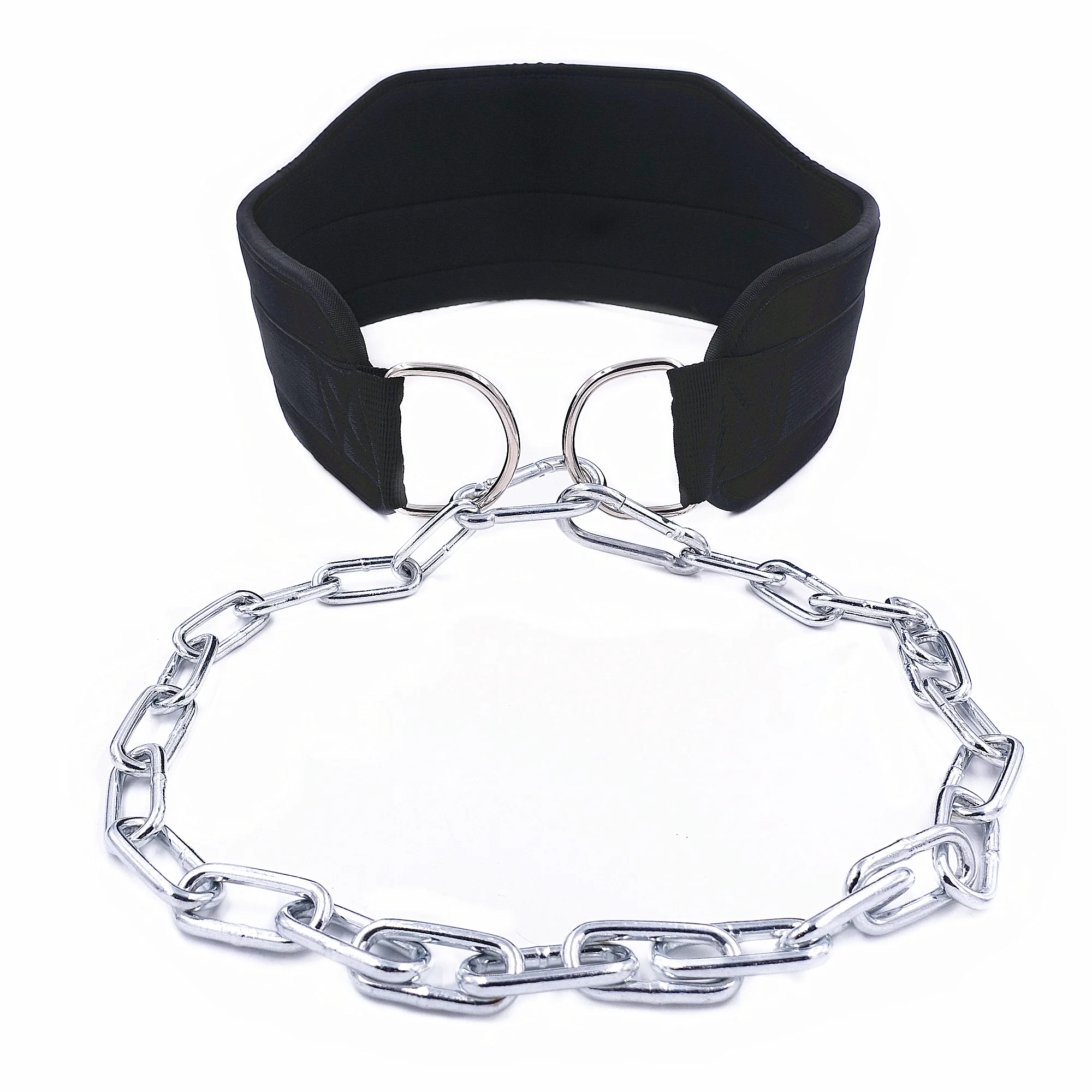 

Weight lifting Belt with Steel Chain or Nylon Strap for Lifting Weights Pull up Dips Squats Weightlifting Crossfit Training
