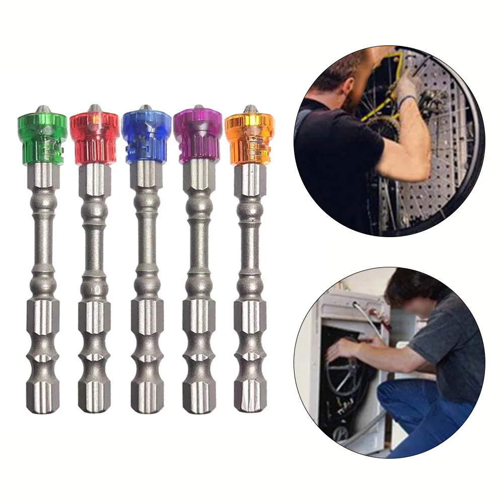 

1PCS Magnetic Cross Screwdriver Bits Alloy Steel PH2 Cross Drill Bit With Magnetic Coil 65mm For Pneumatic Screwdriver