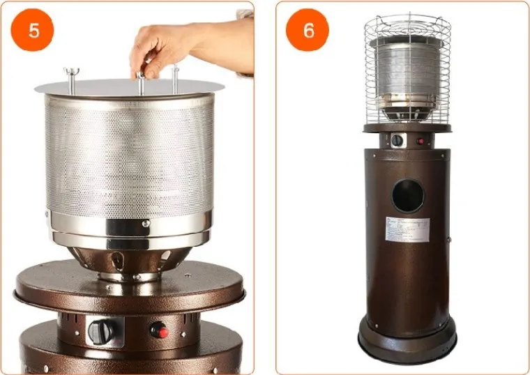 Winter Room Vegetation Outdoor Restaurant Courtyard Natural Gas Liquefied Gas Water Patio Heater 3
