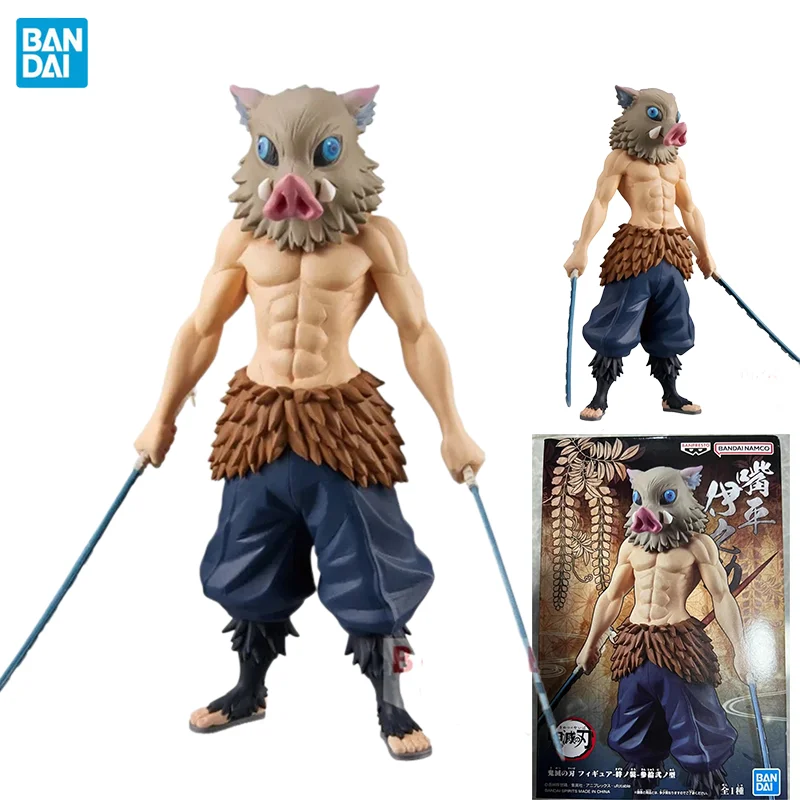 

Original Genuine Banpresto Demon Slayer Hashibira Inosuke Bandai Anime Model Toys Action Figure Gifts Collectible Ornaments Boys