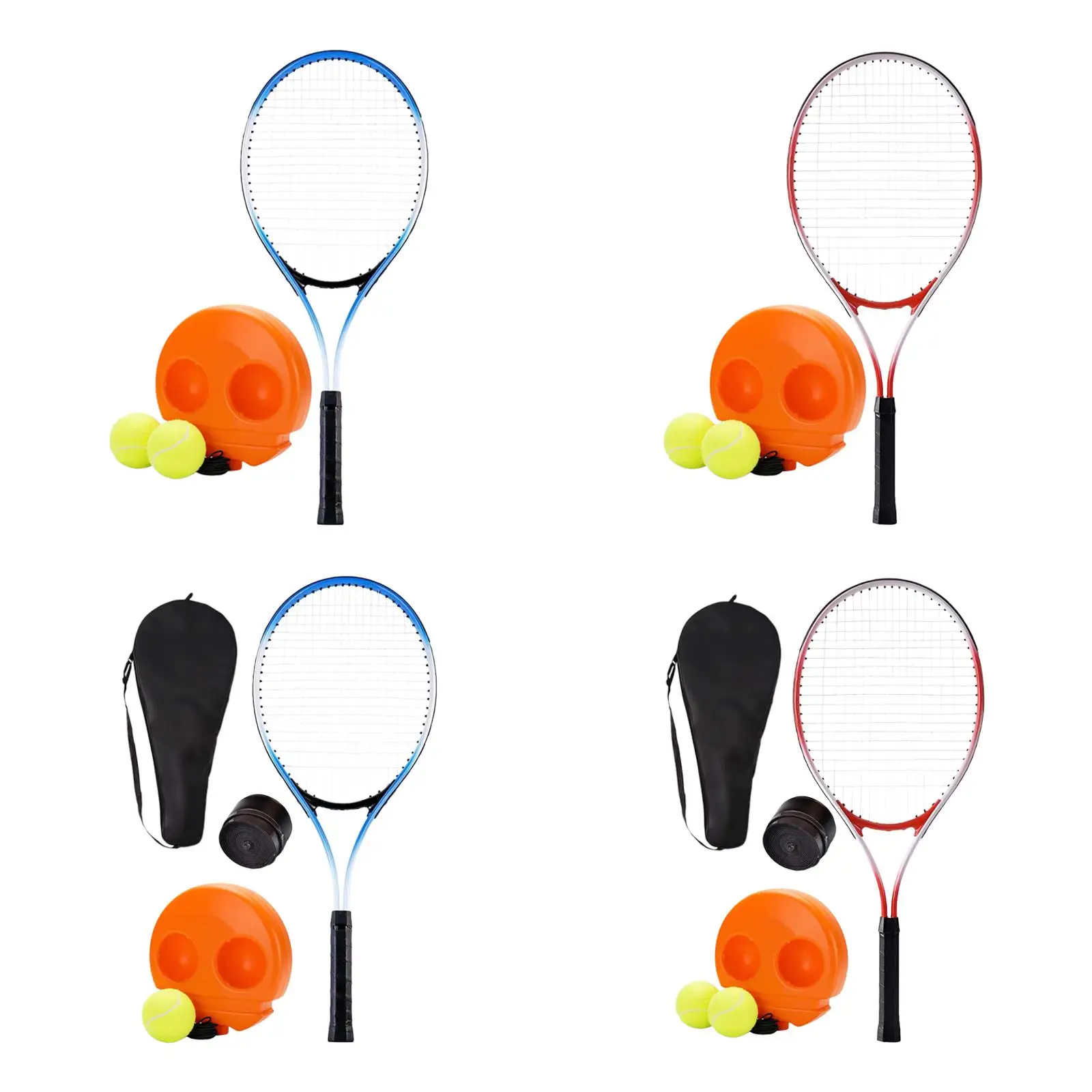 

Solo Tennis Trainer Self Practice Ball with Elastic String Garden Solo Tennis Training Aid Solo Training Device for Women Men