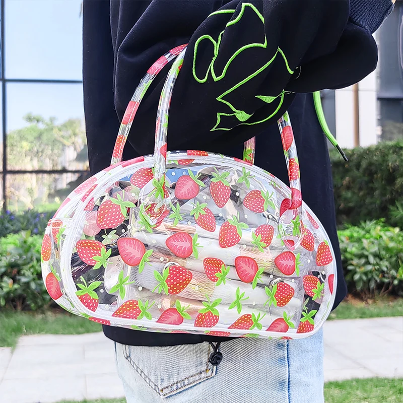 Transparent Makeup Bag Portable Makeup Bags Waterproof Clear Makeup Bags Large Capacity Travel Organizer Bag Cosmetic Bag