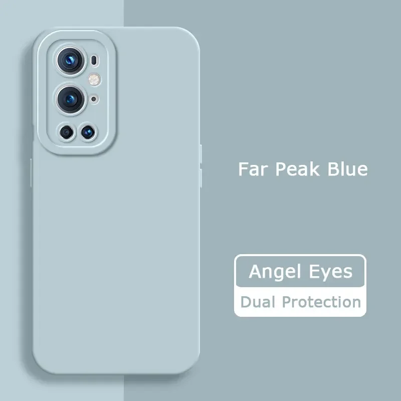 Square Liquid Silicone Angel Eyes Shockproof Soft Case - Durable Armor Phone Cover