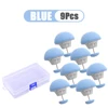 8pcs Blue with box