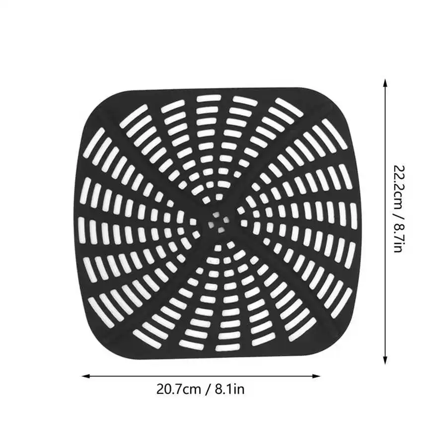Description Picture 5 of item2pcs Fryer Reusable Silicone Liner Scratch Resistant Fryer Liner Mat Foodi AG301 Fryer