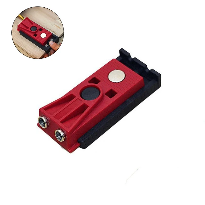 

Made of Nylon PA6 Material Woodworking Hole Punch Locator Pocket Hole Fixture Inclined Hole Punch Aid