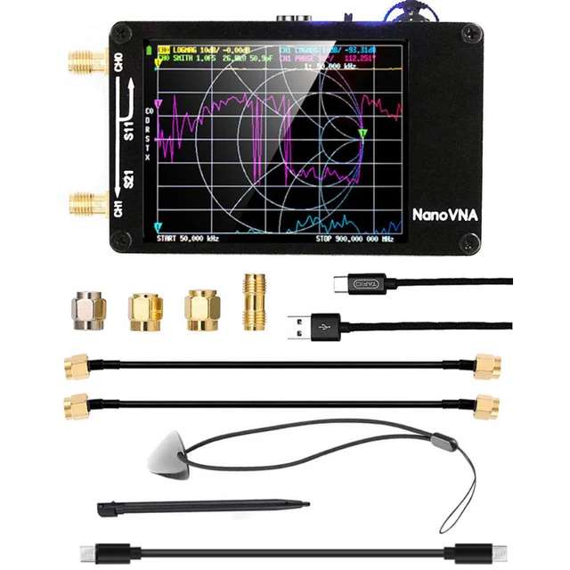 NanoVNA-H: O Analisador Vetorial de Redes de Antenas Atualizado para Medição Precisa de Antenas NanoVNA-H: O Analisador Vetorial de Redes de Antenas Atualizado para Medição Precisa de Antenas