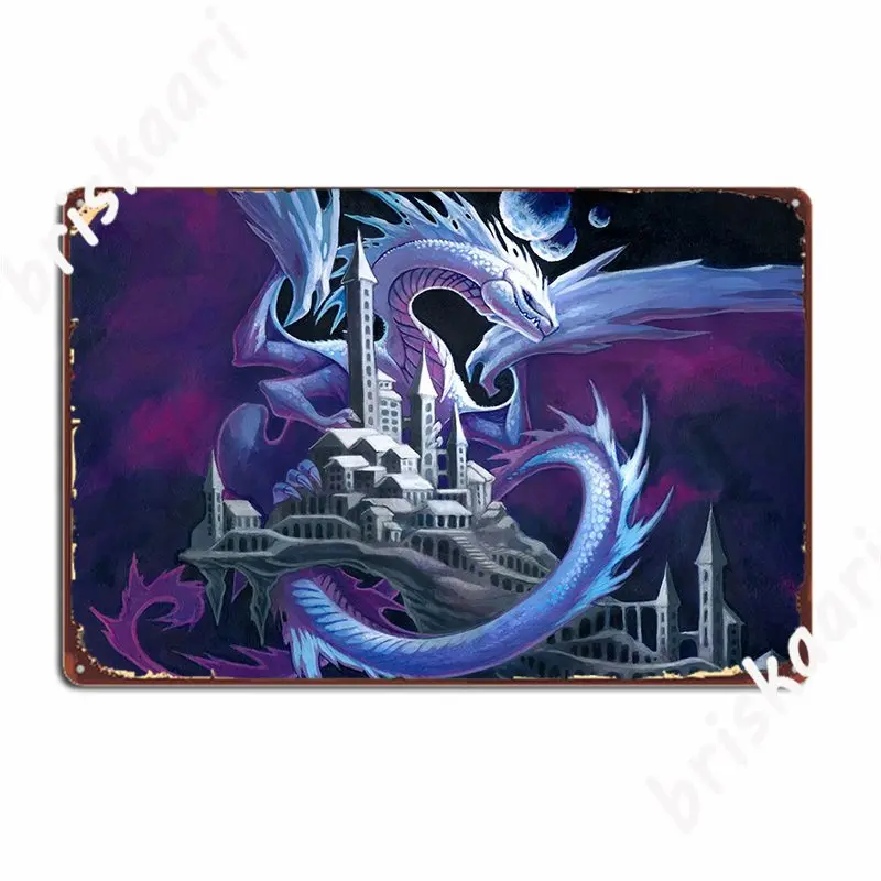 City Of Bridges Metal Sign Garage Decoration Home Cinema Garage Retro Tin Sign Poster