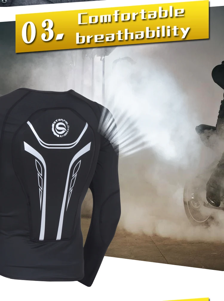 Motorcycle Armor Motorcycle Armor Jacket Full Body Protection Men Coat Motocross Summer Breathable Riding Jersey