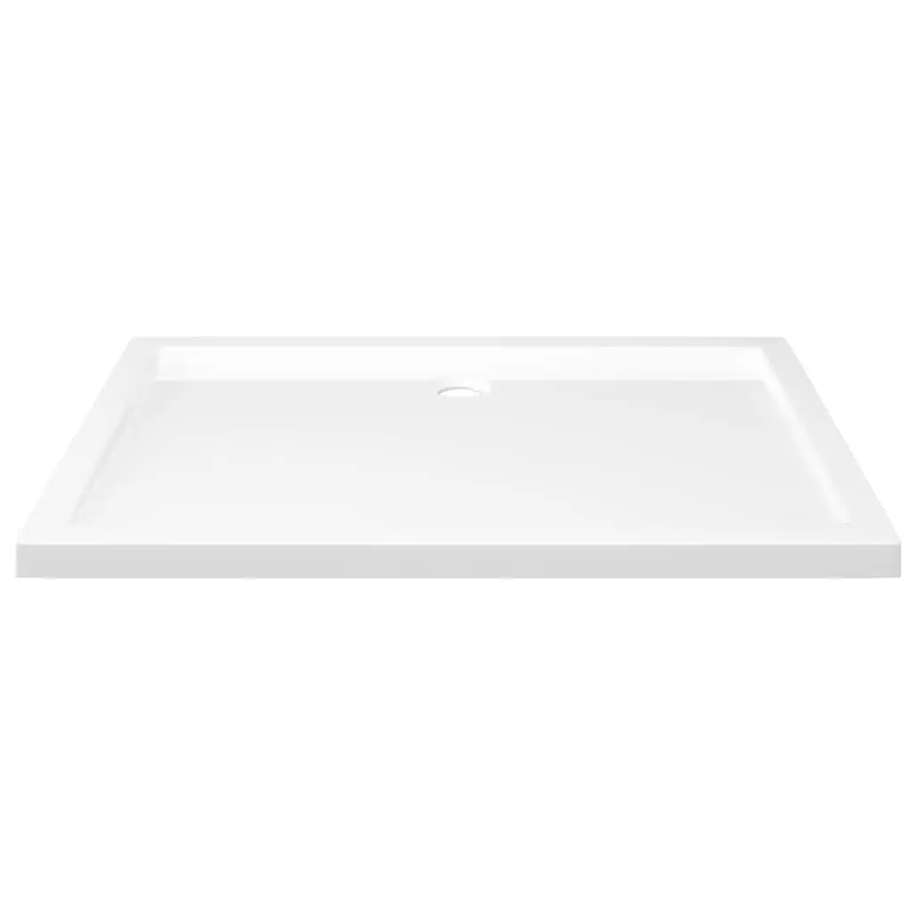 27.6x39.4 Rectangular White ABS Shower Base Tray for Modern Bathrooms
