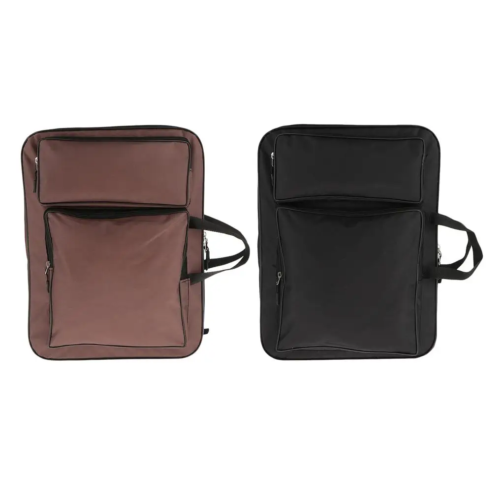 Canvas Artist Portfolio Tote Backpack  For Art Supplies Storage 5