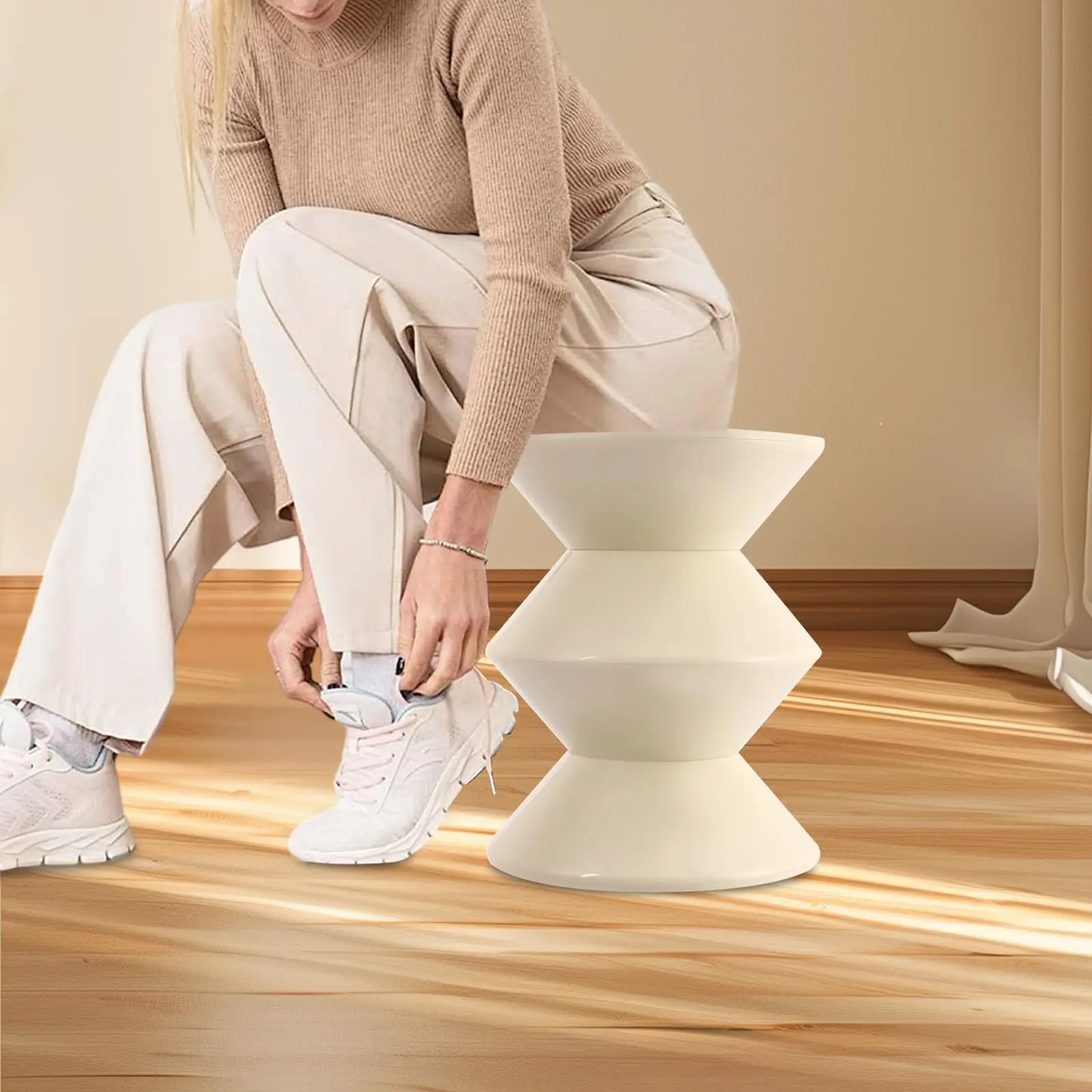 Modern Hourglass Side Table 5