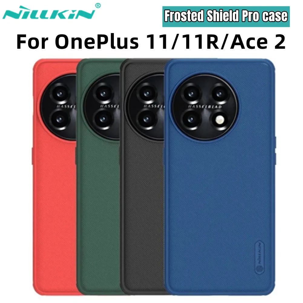 

NILLKIN For OnePlus 11R Case Super Frosted Shield Pro Hard TPU Protective Back Cover For OnePlus 11/For OnePlus Ace 2 PC Cover