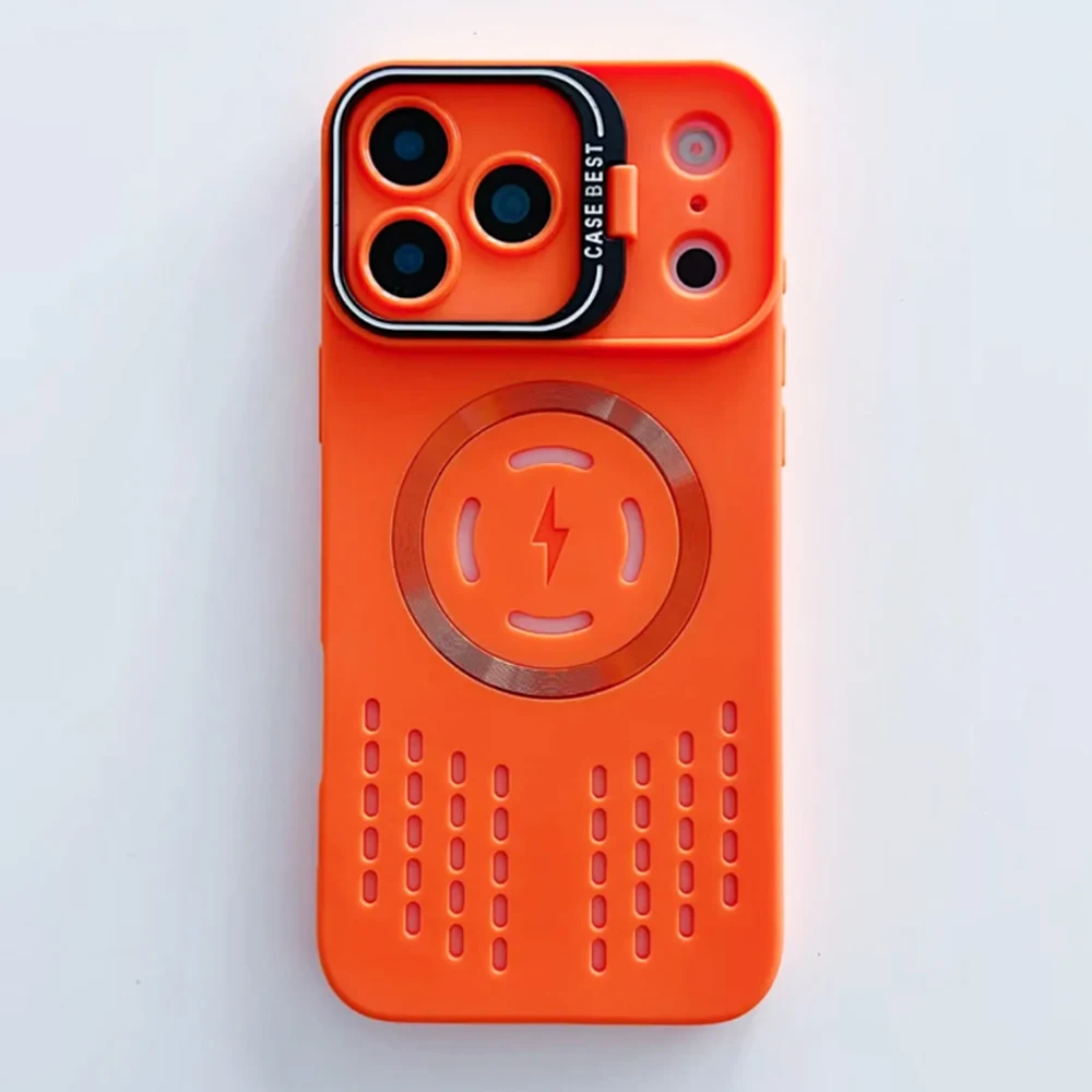 Breathable Soft Back Case with Cooling Heat Dissipation and Magnetic Compatibility