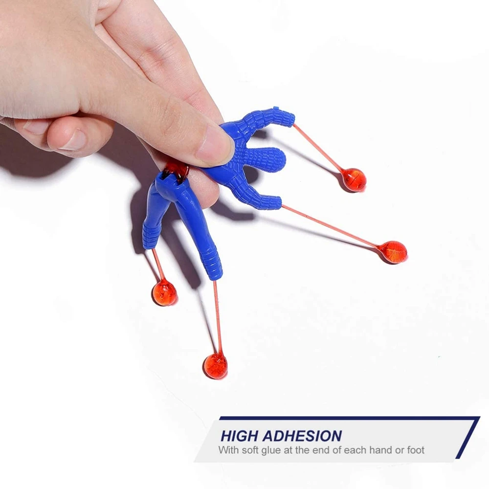 Sticky toys 30PCS sticky rolling tumblers sticky stretchy wall climbing flexible man party favors tricky novelty toys kids adults