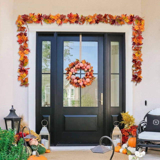 180CM Autumn Artificial Maple Leaf Garland 3