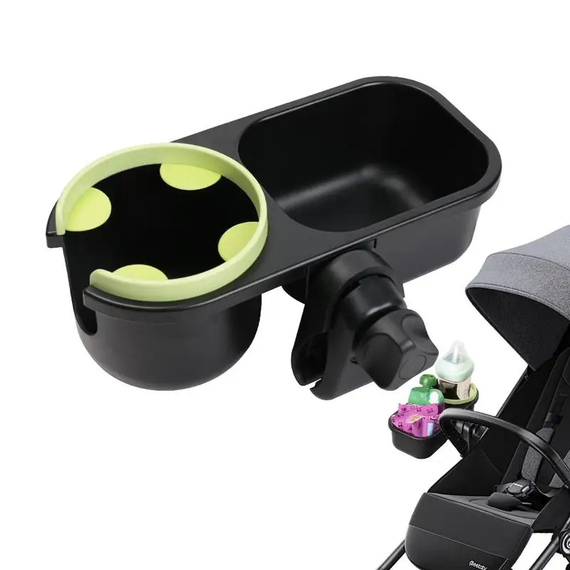 

Stroller Drink Holder Non-Slip Storage Organizer For Drinks Reusable Phone Holder For Nursing Bottles Snacks Lightweight Drink