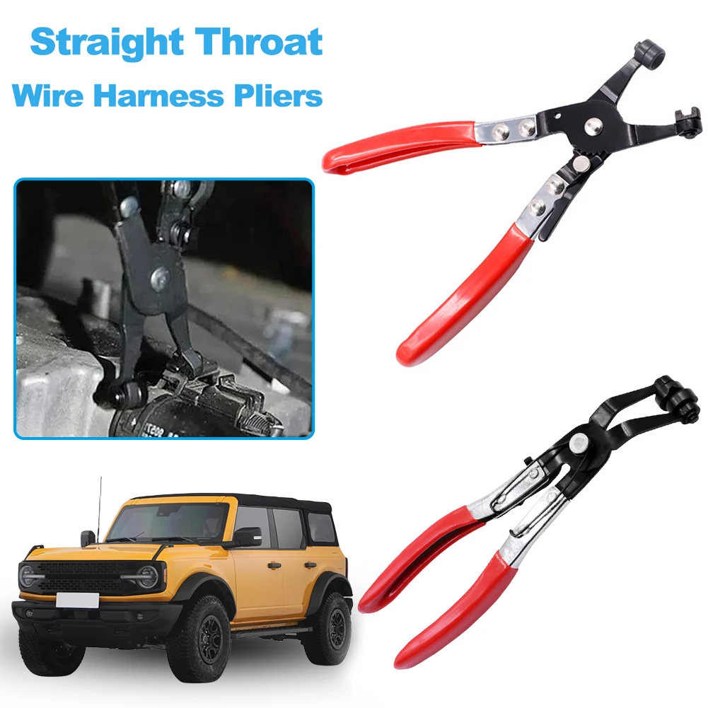 Clamp Puller Thicker Handle Water Pipe Hose Flat Band Ring Type Tool Comfort Auto Pliers Removal Tool Flat Band Ring Tube Clamps 1
