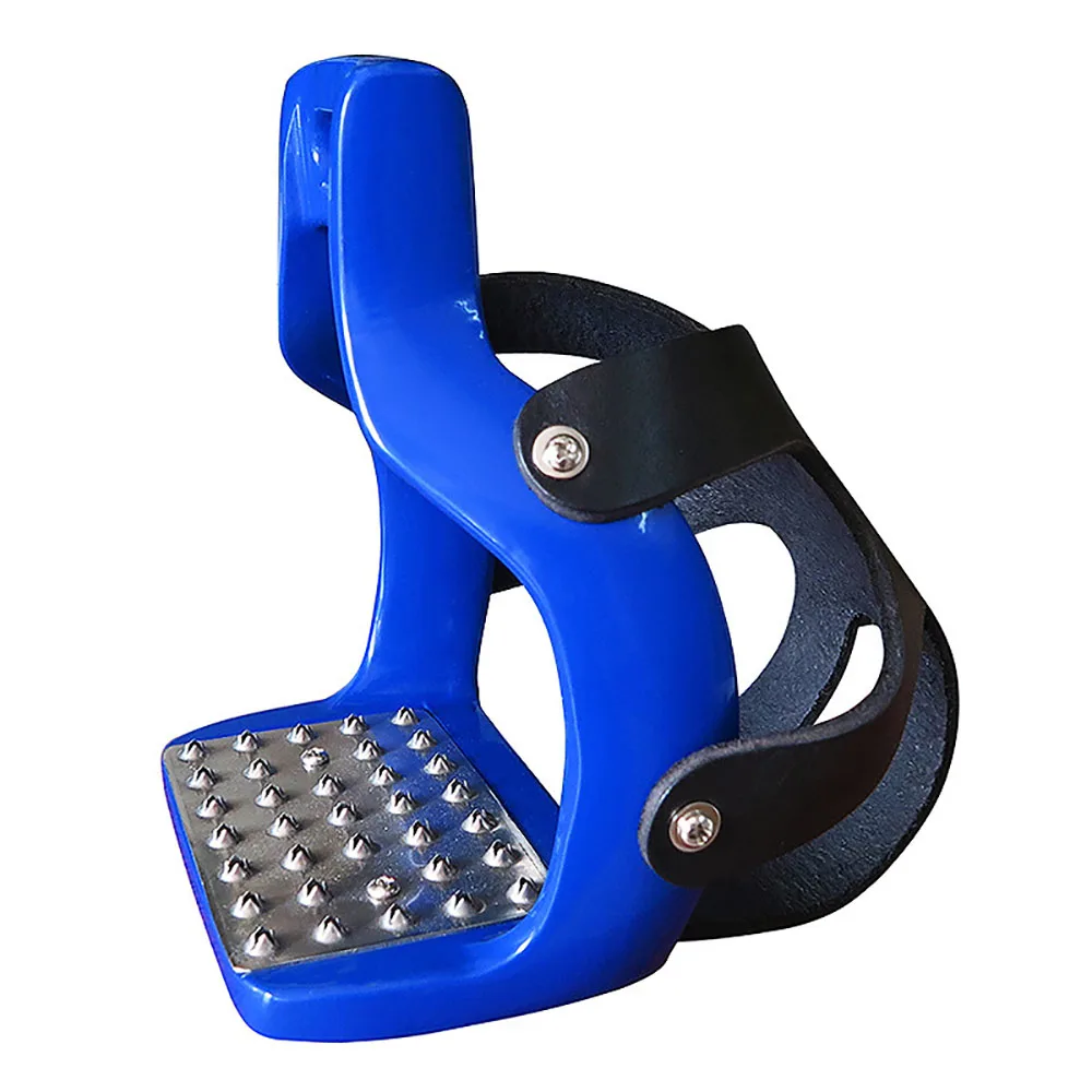 Horse Riding Safety Stirrups Flexible Die-Cast Aluminum Saddle with Net Cover Pedal Non-slip Horse Saddle Pedal Horse equipment 6