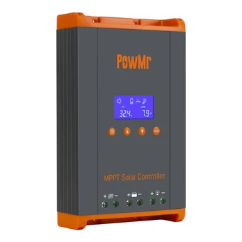 PowMr New 60A MPPT Solar Charge Controller 12V/24V/36V/48V LCD Dispaly Max Solar Panel PV 160V Support Parallel and Max 12 Units 2