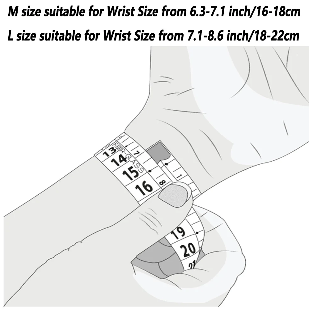 Militado Nylon Sports Fabric Watch Strap - Universal Replacement Wristband Bracelet