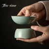 Azure Porcelain Tea Infusers Teaware Tool Ru Kiln Ceramic Tea Filter Ceramics Tea Set Chinese Accessories Tea Strainer Leakage