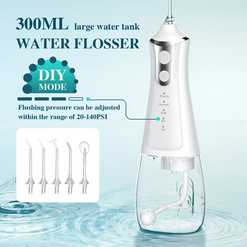 DIY-Water-Pressure-Flosser-Pick-Oral-Irrigator-Dental-Floss-Mouth ...