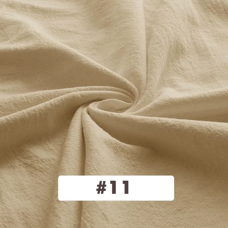 Cotton Fabric 140x50cm Pure Cotton Washed Imitation Cotton And Linen Chinese Style Pleated Cloth DIY Hanfu Dress Pants Material cotton fabric cotton poplin fabric