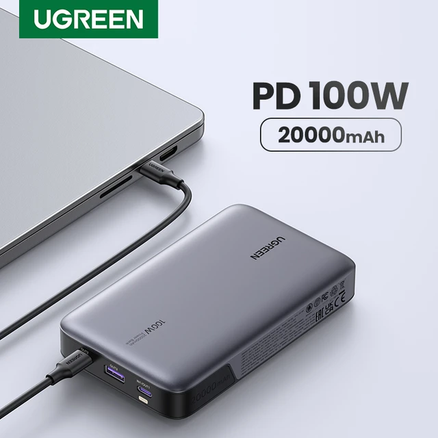UGREEN 140W Power Bank Portable 25000mAh PD Fast Charging PowerBank for  Laptop Notebook Xiaomi 13 Fast Charge External Battery