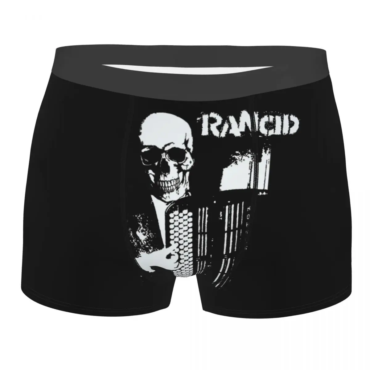 

Rancid,skull Underpants Breathbale Panties Male Underwear Print Shorts Boxer Briefs