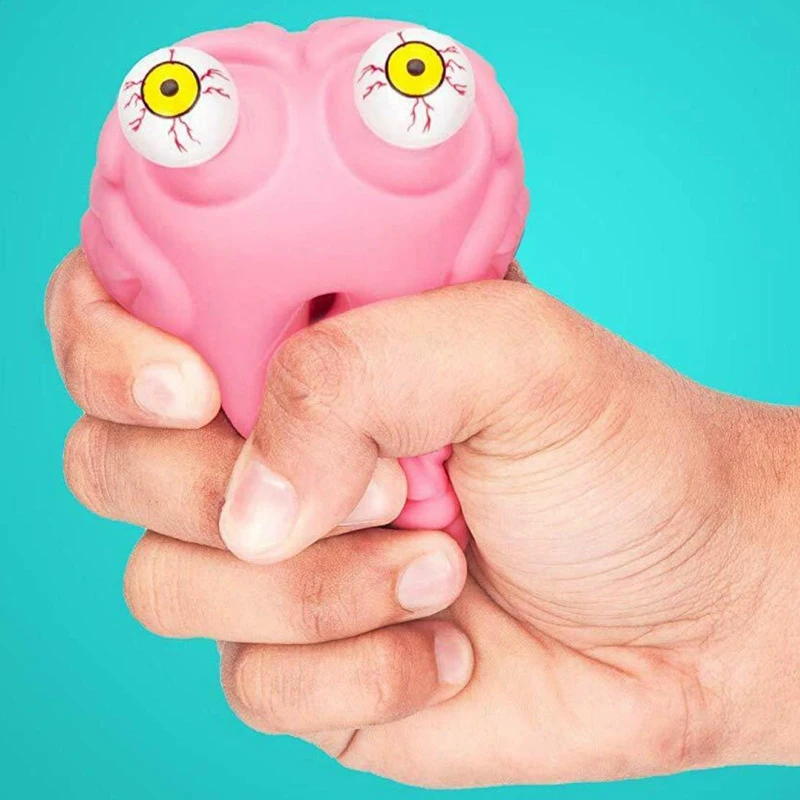 Anti Stress Flippy Brain Squishy Eye Popping Squeeze Fidget Toy Cool Stuff Kids ADHD Autism Anxiety Relief Toy For Kids Adult fidget toys stress relief toys