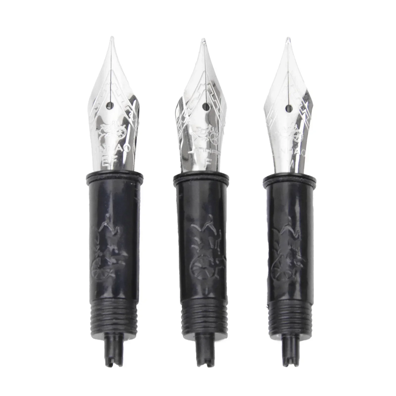 Jinhao 만년필 교체용 금속 펜촉, EF/F/M 펜촉, 82 88 95 미니 100 펜, 학교 사무용품, 3 개 세트, 5 펜촉