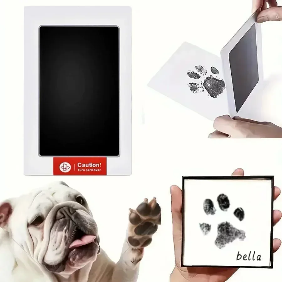 Pads for Pet Footprints Baby Handprint Ink Safe Non-toxic No-Touch Skin Inkless Inkpad Kits Cat Dog Paw Prints Souvenirs Gifts
