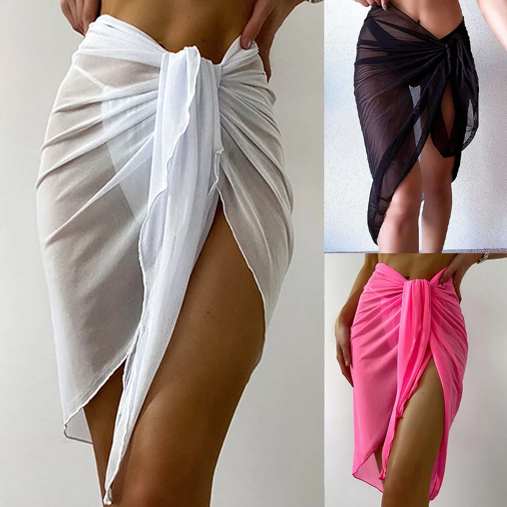Women Sarongs Swimsuit Coverups Beach Bikini Wrap Chiffon Cover Ups Swimwear swimsuit cover up swimsuit coverup