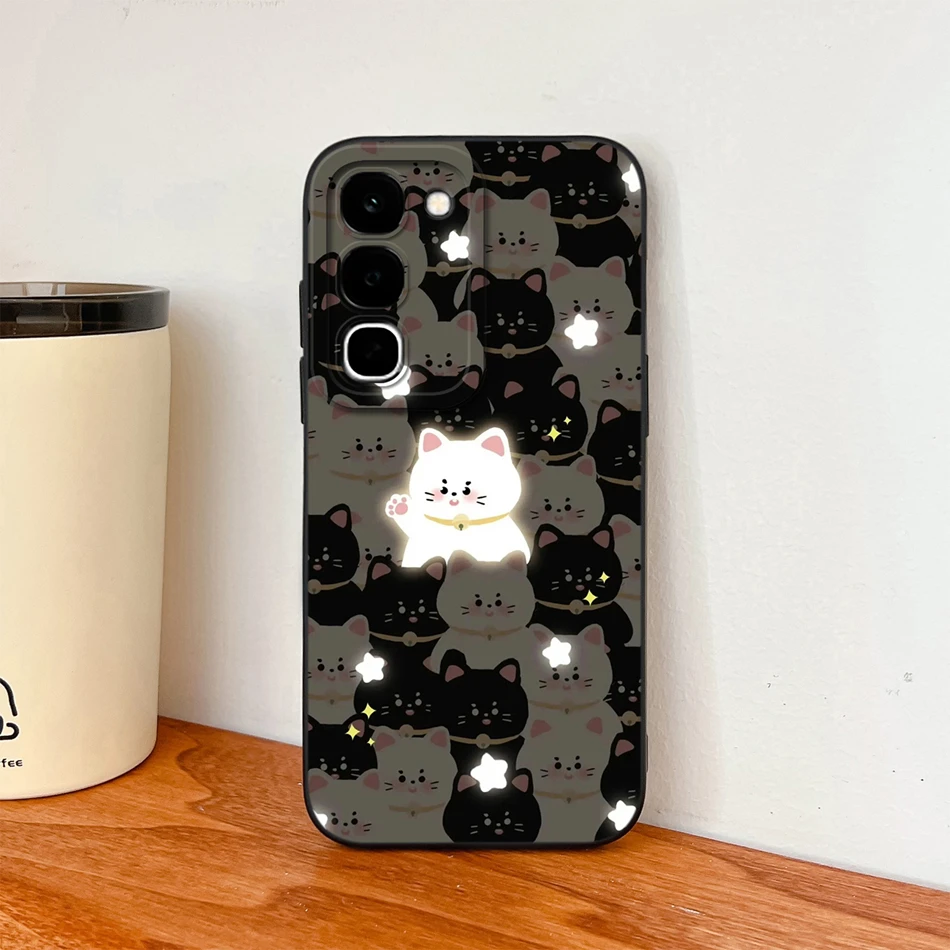 Sweet Flower Bunny Soft Liquid Silicone Lens Protection Phone Cover