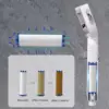 Upgraded High Pressure 4 Modes Adjustable Shower Head with Stop Button Filiter Showers Handheld Showerhead Bathroom Accessories 5