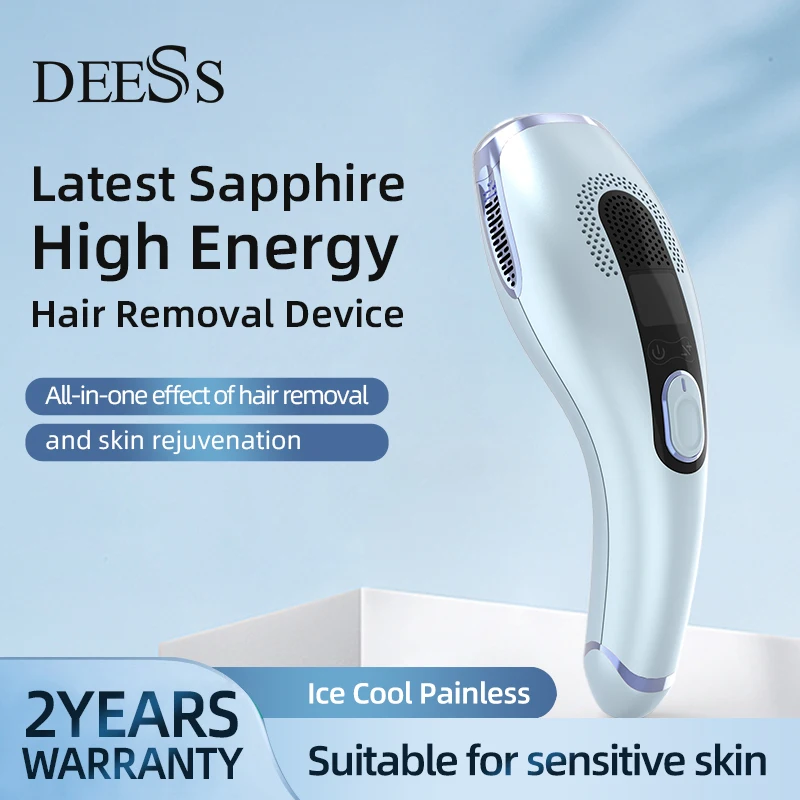 

DEESS 2022 NEW GP592 ipl hair removal Ice cooling laser hair removal 2 in 1 device unchangeable lamps unlimited shots