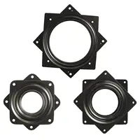 Metal Rotating Swivel Bearing Plate Parts Accessories Organization for Kitchen Cabinet Craft Project Sturdy Multipurpose 2