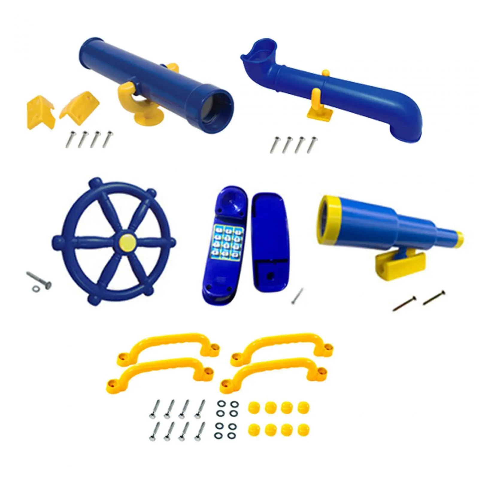 Playground Equipment Pirate Ship Parts for Backyard Outdoor Jungle Gym 4