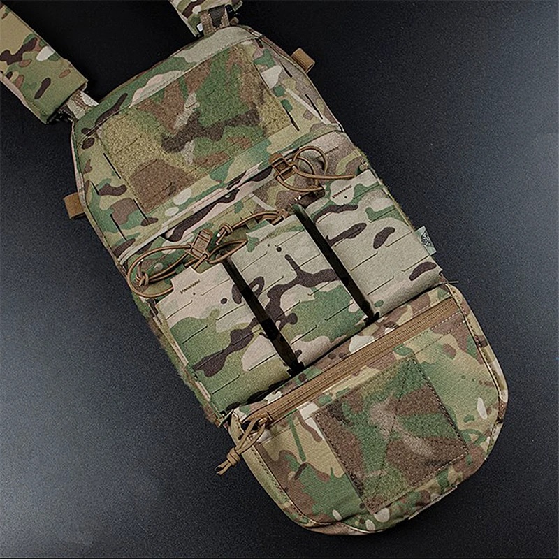 Outdoor Tactical JPC/CPC Vest/Tactical Chest Pouch FC Large Sub-Pouch Tactical Vest/Chest Pouch Expanded Lower Belly molle