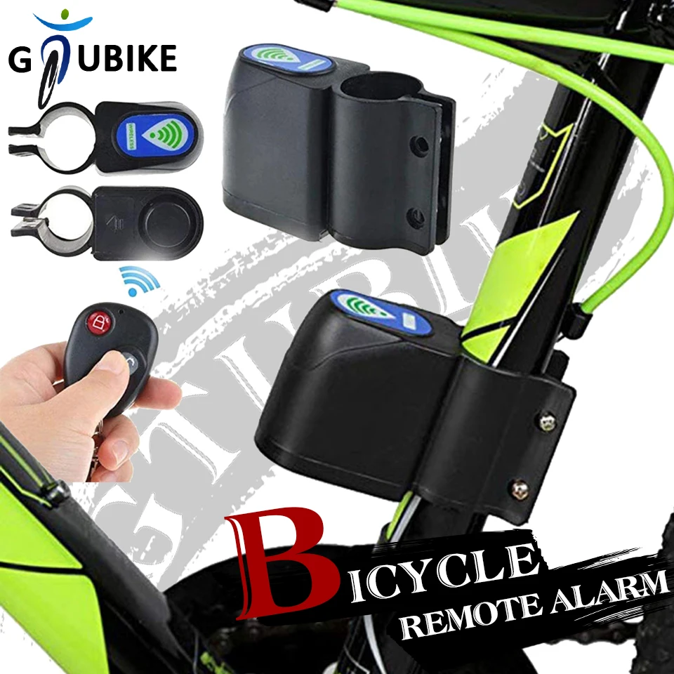 GTUBIKESmartWirelessRemoteControlBikeBicycleAlarmSirenShock