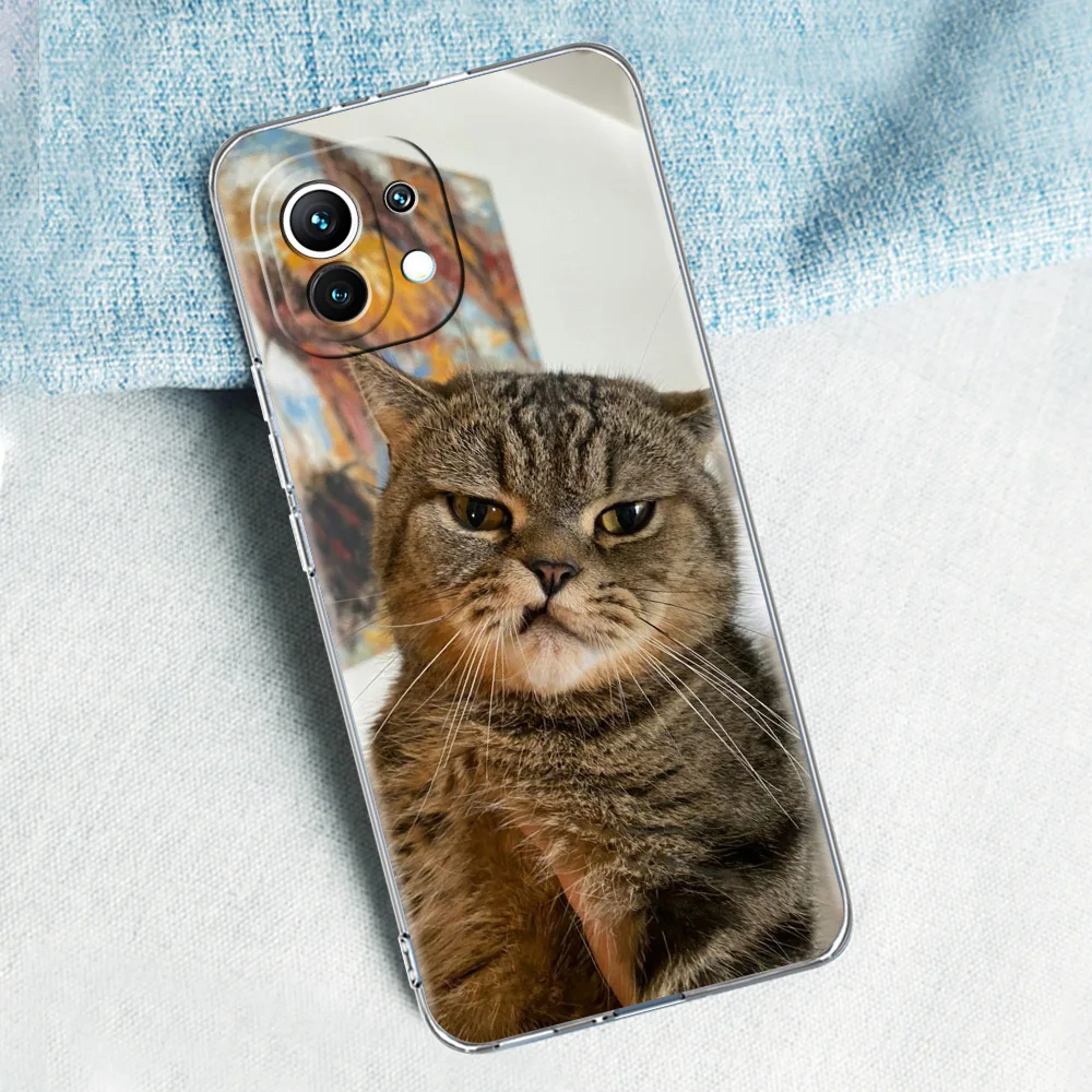 Cartoon Cat-Themed Phone Case with Korean Design - Cute and Fun Protective Cover