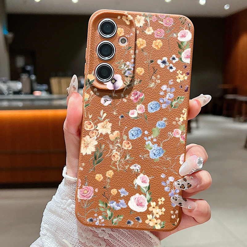 Elegant Floral Pattern Phone Case - Soft Protective Cover