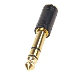 Headphone Adapter 6.35mm Male To 3.5mm Female Stereo Headphone Connection Extension Cable Cable Connection Device