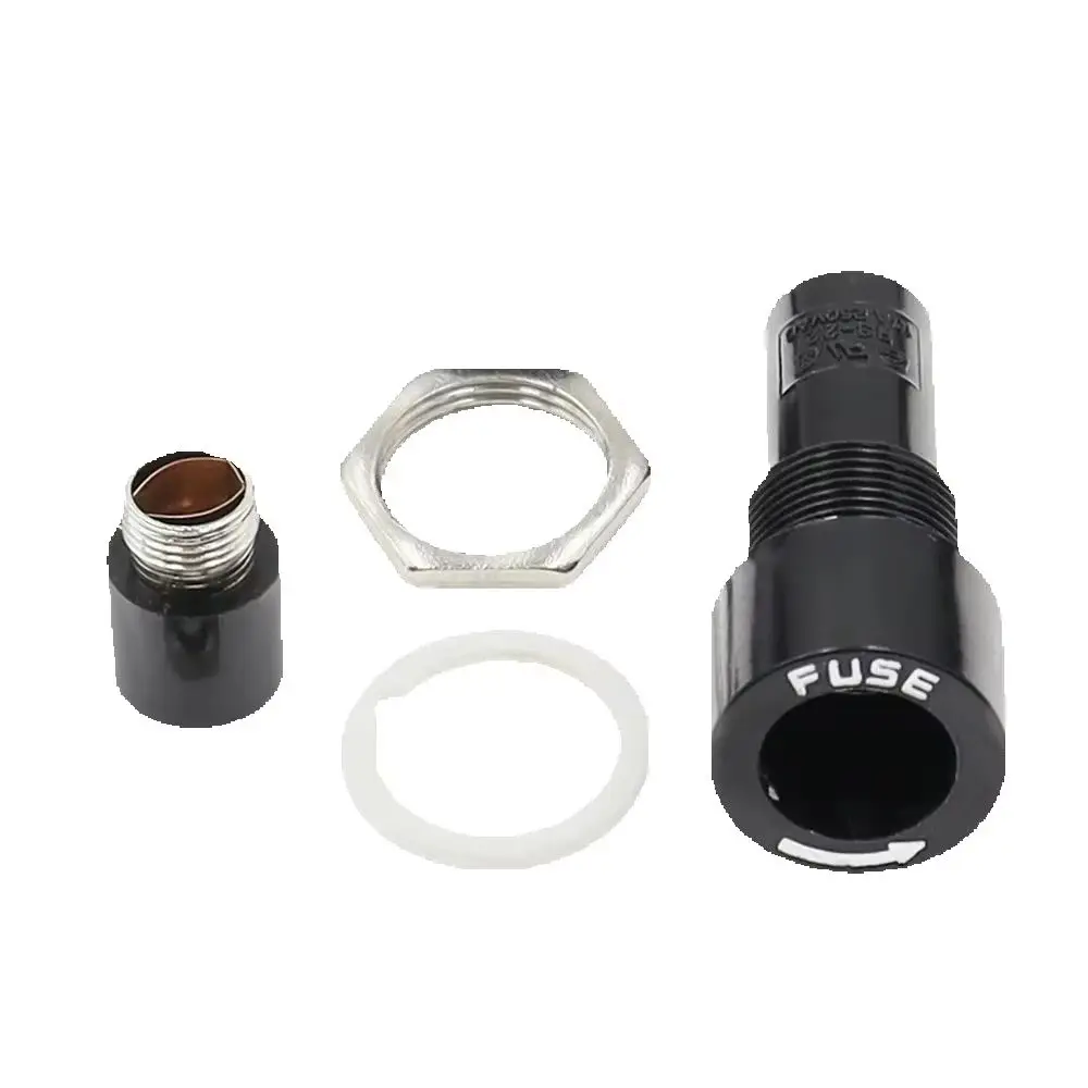 R3-22 패널 마운트 섀시 퓨즈 홀더(6x30mm 유리 퓨즈용) 10A 250V 6*30 고온 내성