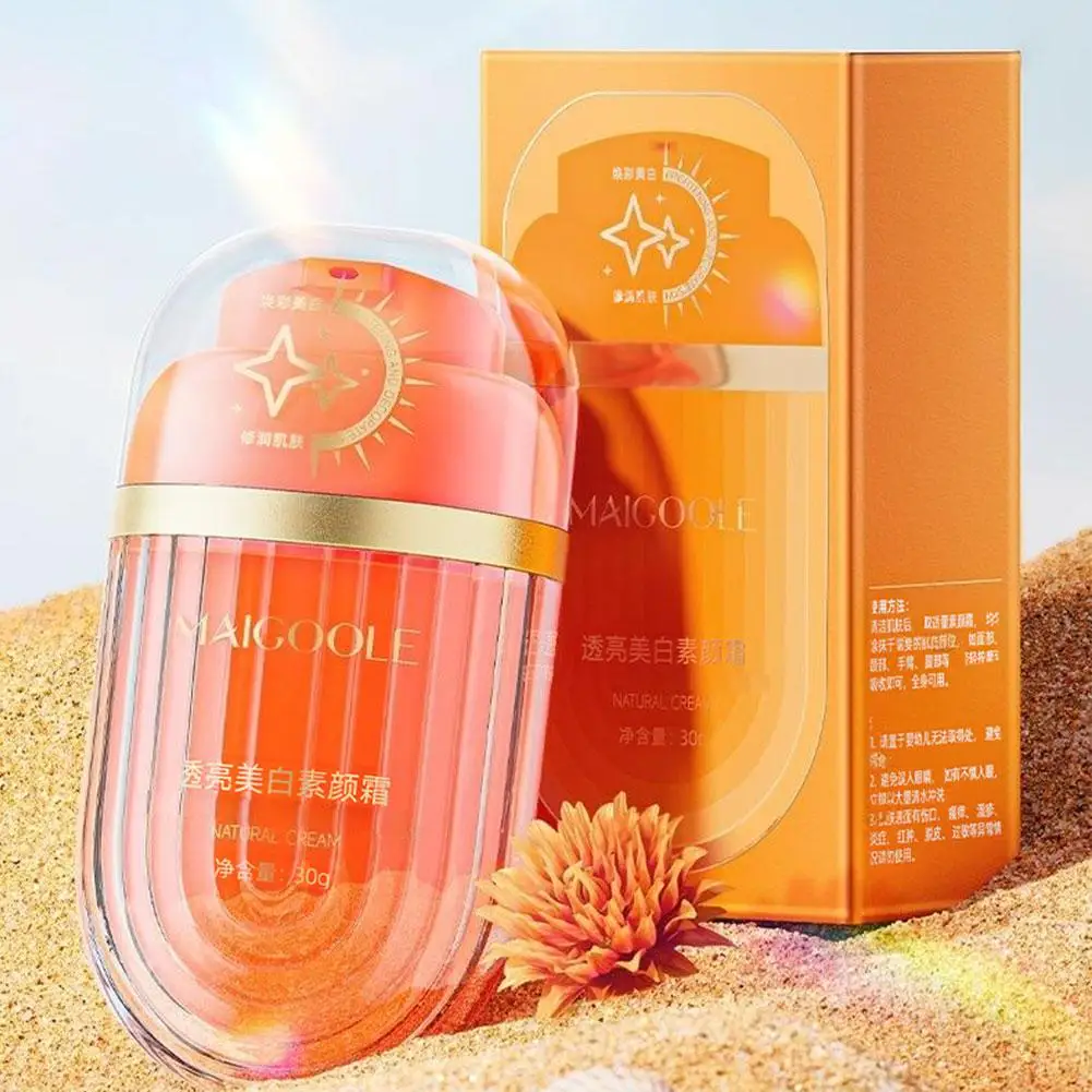 كريم تفتيح فيتامين C كريم تفتيح لون البشرة كريم تفتيح بدون مسحوق كعكة فيتامين C كريم تجميل حتى البشرة